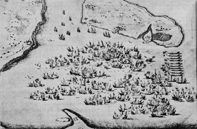 Naval battle of Saint-Martin-de-Re