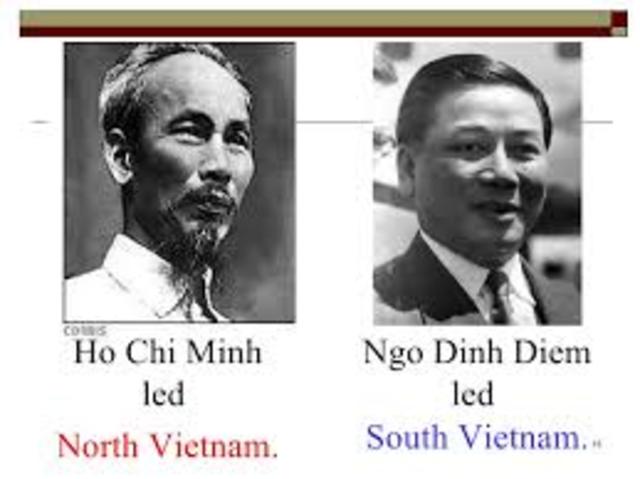 Vietnam was divided into two