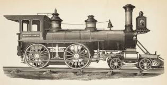 First Steam Locomotive invented
