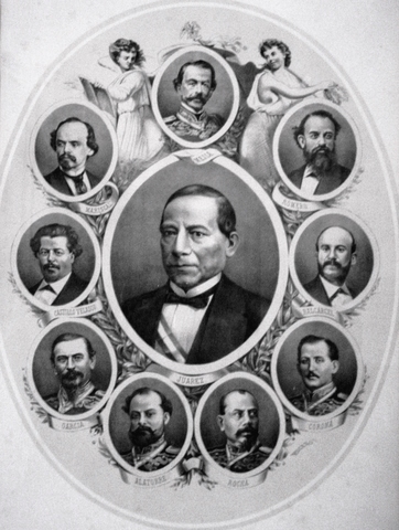 Juarez y sus Ministros