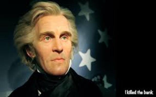 Andrew Jackson becomes the President
