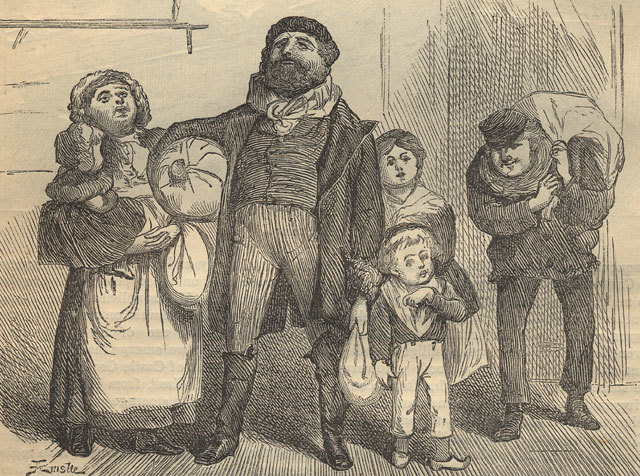 many immigrants come from Ireland and Germany