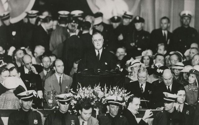 FDR's nomination acceptance speech at the 1932 Democratic Convention