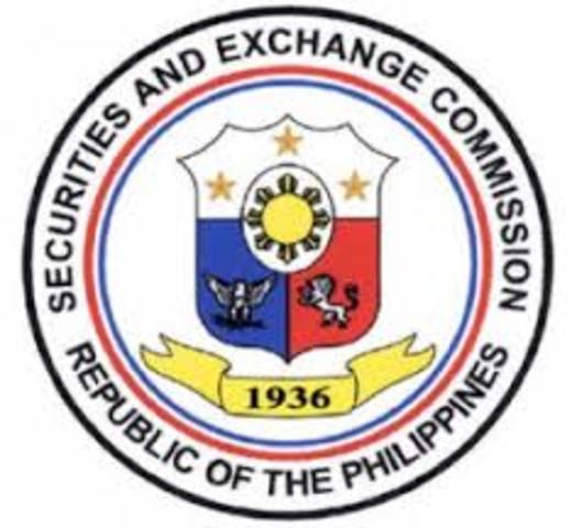 Creation of the Securities and Exchange Commission