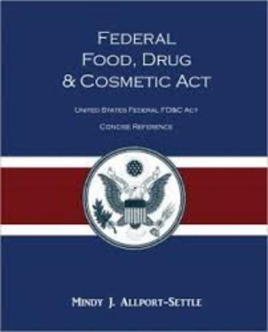 1938 Food, Drug and Cosmetic Act (FDC)