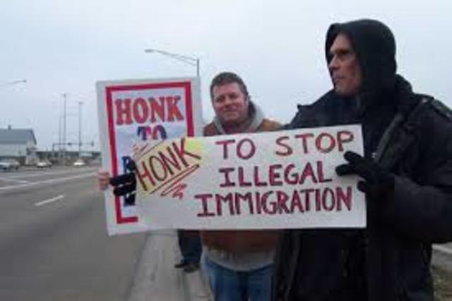 Protest against Illegal immigrants
