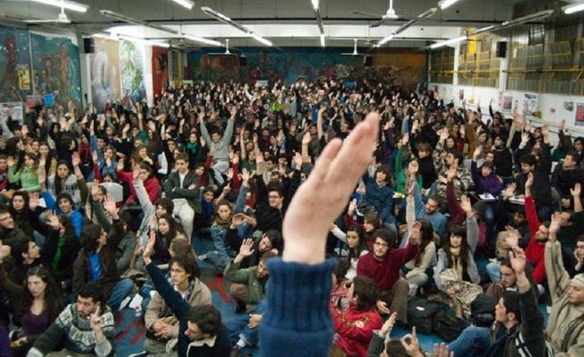 Toma de la Facultad de Ciencias Sociales UBA