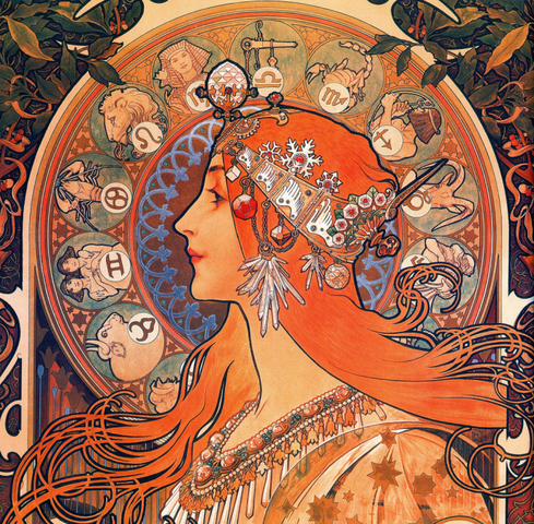 ALPHONSE MUCHA Y LOS PRE-RAFAELISTAS