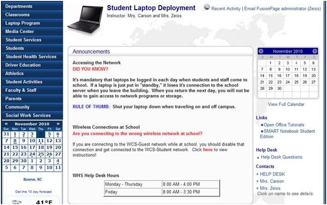 Student Laptop Deployment