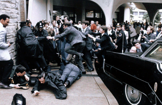 President Reagan is shot