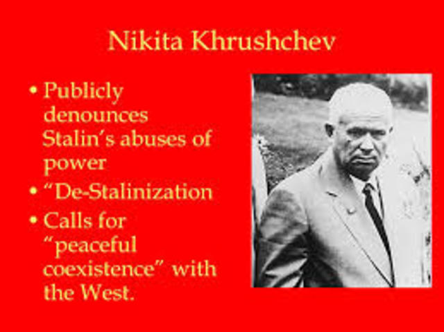 khrushchev calls for peaceful co-existence