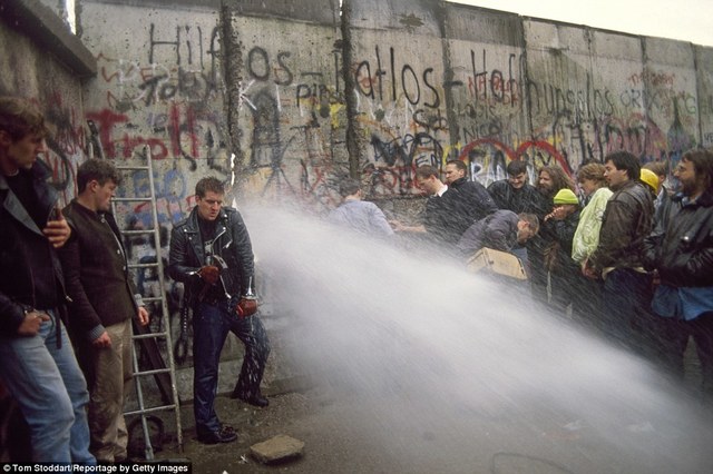Berlin wall is torn down