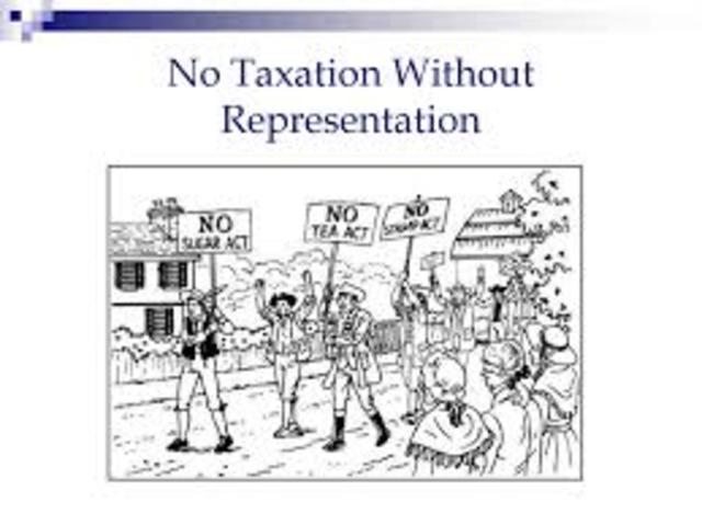 No taxation without representation