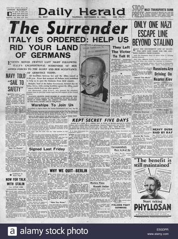 Rendición de Italia