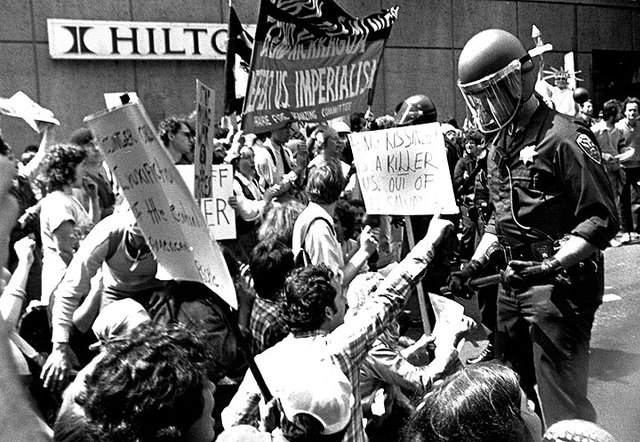 Protest at the Democratic Convention