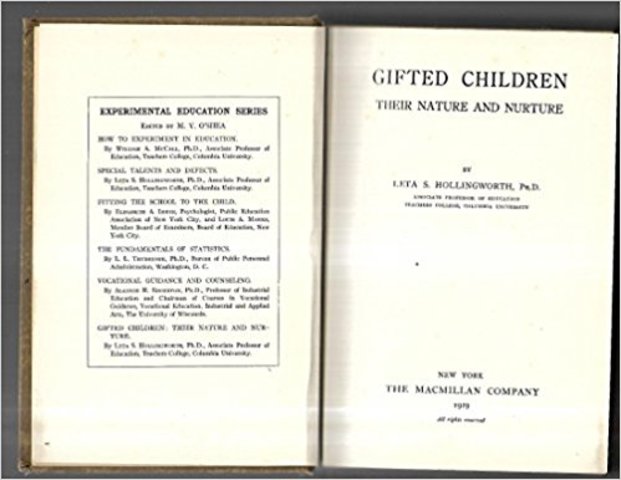 Gifted Children: Their Nature and Nurture