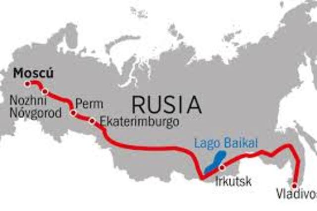 De Moscú a Vladivostok.