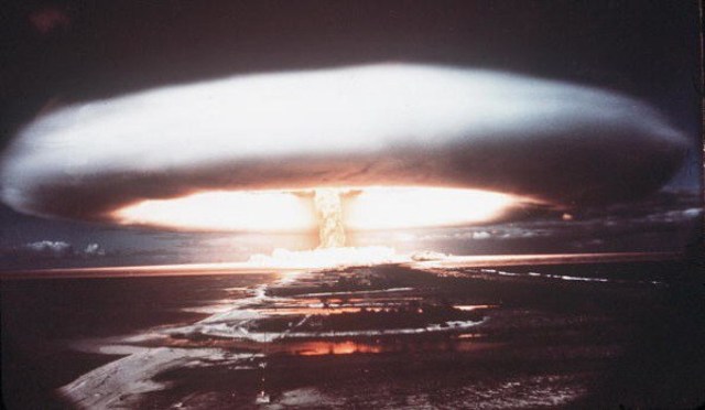 US test first hydrogen bomb