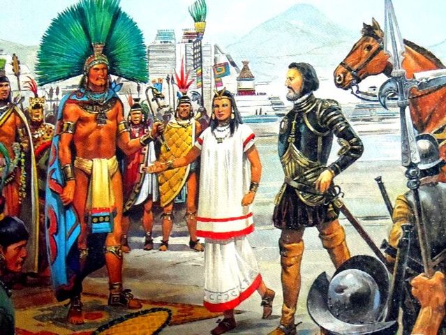Captura del tesoro de Moctezuma II