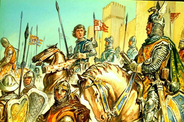 1205 Francisco parte para la Pulla, enrolado en el ejército