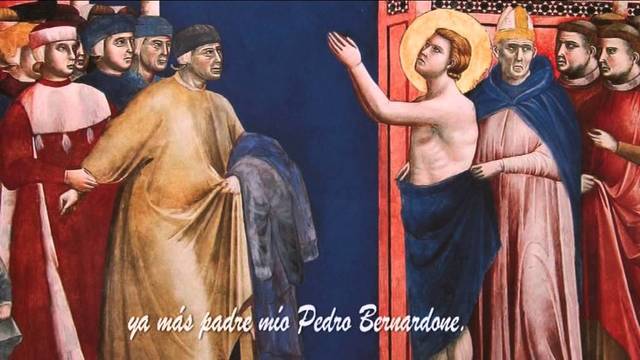 1206 Francisco renuncia a los bienes paternos