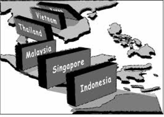 Eisenhower explained his "domino theory"
