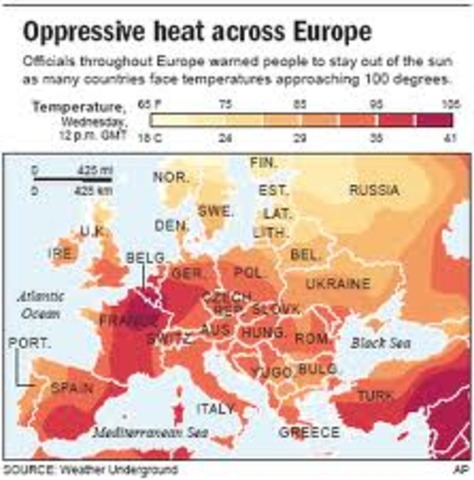 Heat Wave in Europe