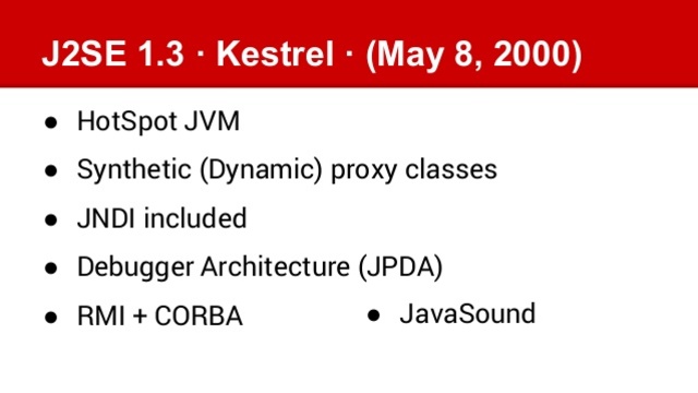 J2SE 1.3