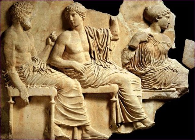 Poseidón Apolo y Artemisa