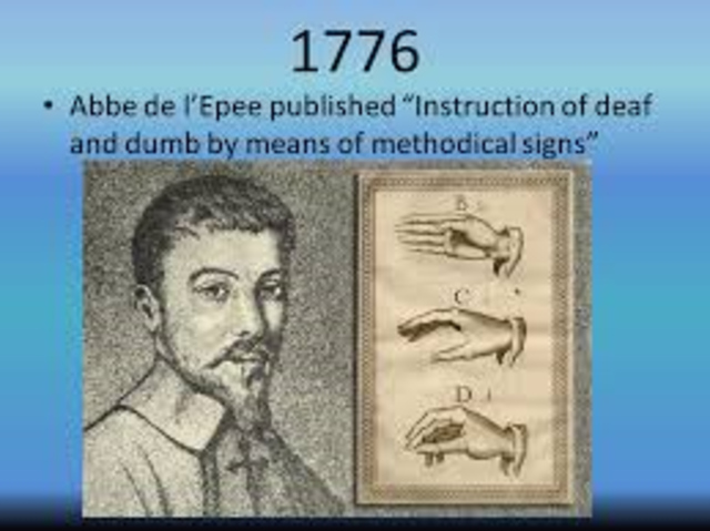 Instruction of Deaf and Dumb by means of Methodical Signs