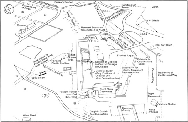 Fort Loisbourg construction begins
