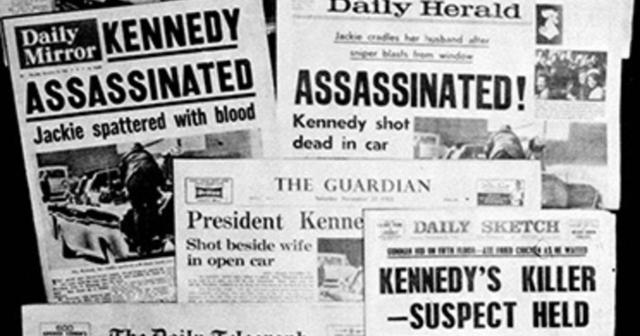 John F Kennedy is assassinated
