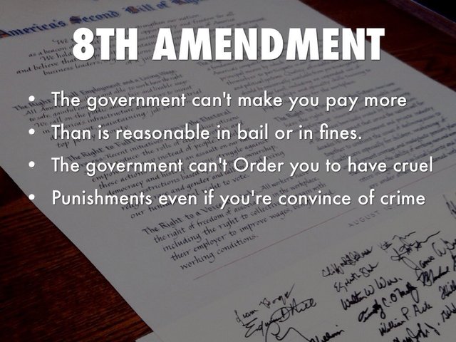Eighth Amendment
