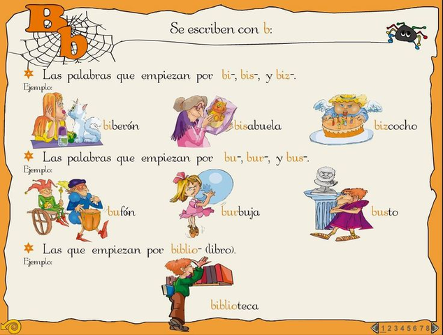 vocabulario y comprensión de la lectura.