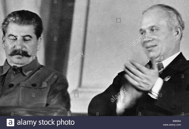 Khrushev replaces stalin