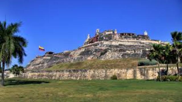 castillo de San Felipe en Cartagena