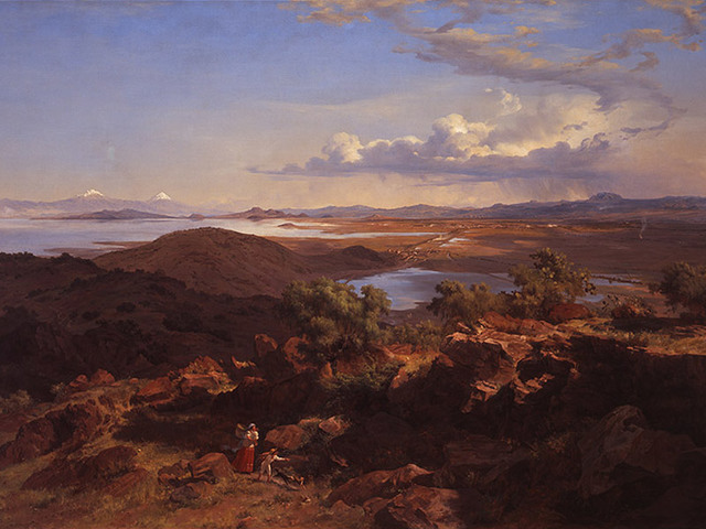 Valle de México desde el cerro de santa Isabel