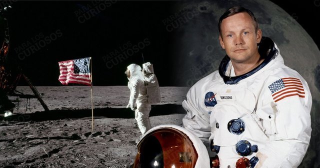 Neil Armstrong piso la luna