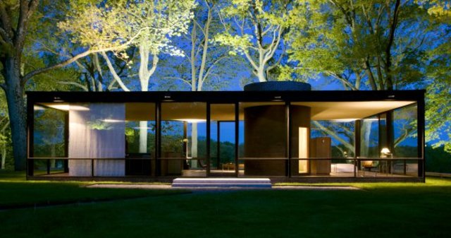 La casa de vidrio philip johnson