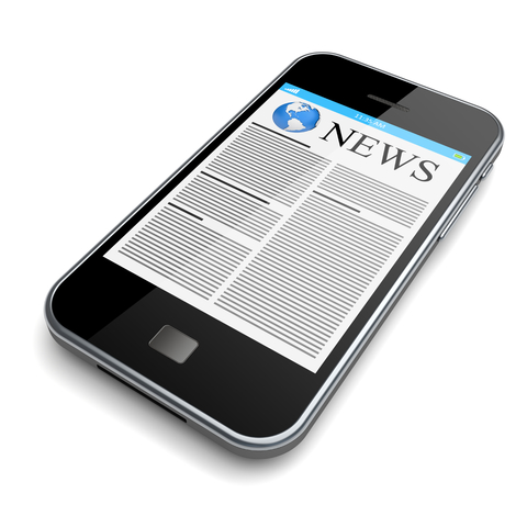 Facebook Instant Articles and Apple News launch, followed by Google's Accelerated Mobile Pages in 2016, marking the start of a battle over mobile news