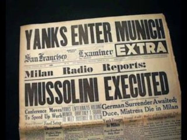 Mussolini Captured and Executed