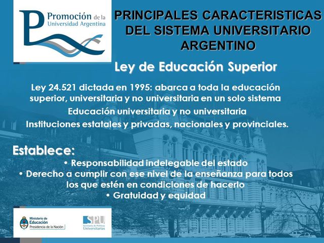 Se promulga la Ley de Educación Superior Nº 24.521 que incorpora la Modalidad a Distancia - Ma. Dolores -