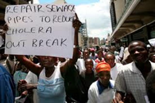 President Mugabe Blames UK for Cholera Outbreak