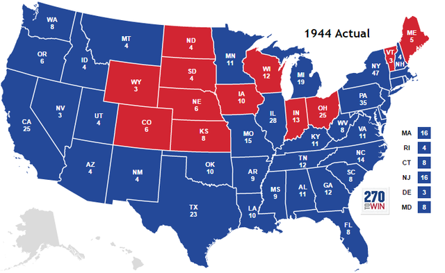 FDR Elected to a 4th Term