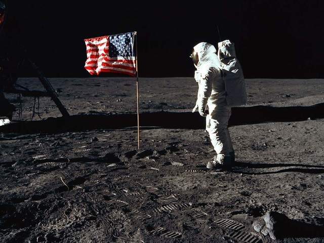 America Lands On The Moon