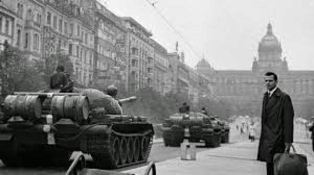 The Prague Spring ends