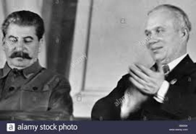 Nikita Krushchev Replaces Stalin