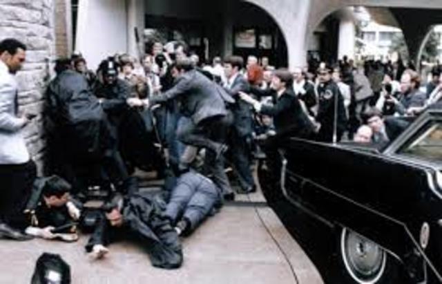 President Reagan is Shot