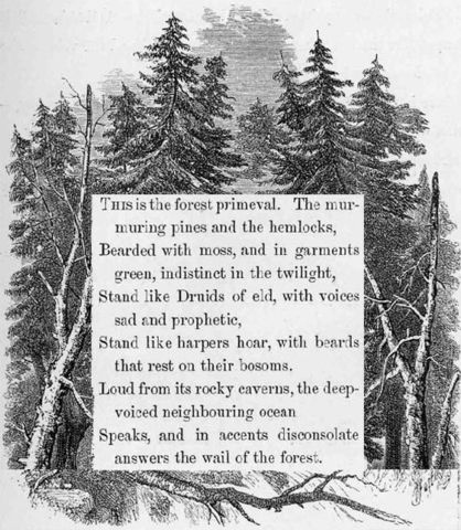 Henry Wadsworth Publishes "Evangeline"