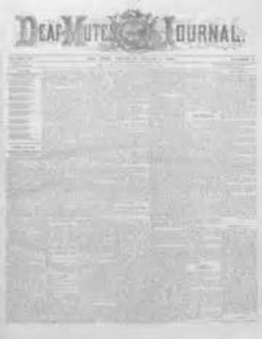 The Deaf Mutes' Journal